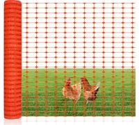 Sessamen-LP Clôture 30m Filet de protection en PE plastique Clôture pour chiens Clôture d'avertissement Clôture de chantier Clôture pour gibier Filet de sécurité pour famille, domaine public, orange