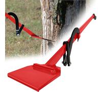Sessamen-LP Elévateur d'abattage universel pour charges lourdes pour l'abattage d'arbres 130cm Elévateur de tronc Elévateur de bord forgé avec aide au retournement, avec poignée antidérapante