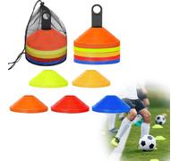 Sessamen-LP Jeu de 50 cônes de marquage pour l'entraînement de football, hockey, handball pour la coordination et l'agilité