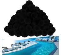 Sessamen-LP Pool Balls 1400g - Filtre pour système de filtration à sable Filter Balls Filtre à sable remplace 50kg de sable de filtration, Convient pour piscine, pompe de filtration (1400g,Noir)