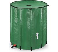 Sessamen-LP Tonneau de pluie, 750L Réservoir d'eau pliable, Collecteur d'eau, Citerne, Tonneau de pluie avec robinet, Vert, 150 Gallons