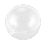 Sessleger 1 Pièce de Mariage Arbre de Noël Suspendus Décorations Boule Transparent Ouvert en Plastique Clair Ornement des Enfants DIY Fournitures de Fête 20 Cm