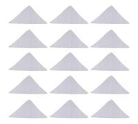 Sessleger 15 PièCes Sublimation Blanc Pet Bandana Transfert de Chaleur Lavable Bricolage Triangle Chien éCharpe Bavoirs Foulard pour Chiens Chiot