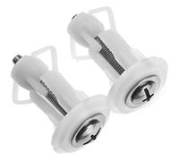 Sessleger 2 PièCes Top Fix Couvercle de Toilette Vis de SièGe Bien éCrou de Fixation de Casserole WC Trou Borgne Kit de pour CharnièRes Universelles de SièGe de Toilette