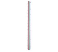 Sessleger Règle triangulaire en plastique 1:20 1:25 1:50 1:75 1:100 1:125