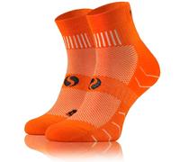sesto senso 1 Pack Chaussettes Sport Colorées en Coton Femme Homme 35-38 Orange