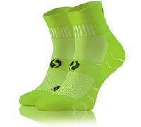 sesto senso 1 Pack Chaussettes Sport Colorées en Coton Femme Homme 43-47 Vert