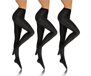 sesto senso 3 paires Collant Femme Opaque 70 Den Microfibre Noir XL SET 1
