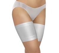 sesto senso Bandes de Cuisses Protège-Cuisse Elastiques Antidérapant Silicone Bande Lisses Blanc 60-65 M