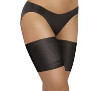 sesto senso Bandes de Cuisses Protège-Cuisse Elastiques Antidérapant Silicone Bande Lisses Noir 65-70 L
