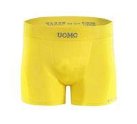 sesto senso Boxer Hommes sans Couture Rétro Caleçons Slips Confortable Trunks Basique Culotte sous-vêtements Uomo L/XL Jaune