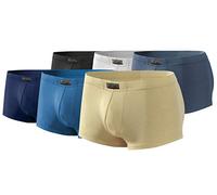 sesto senso Boxer Shorts Hommes Lot de 1 6 ou 12 Paquets Fibre de Bambou Culottes Sousvêtements Doublure Confortable Slip Caleçon Mini Boxeur S 6 Pack Beige