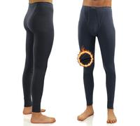 sesto senso Caleçon Long Coton 100% Pantalon sous-Vêtements Bas Thermique Homme 3XL Graphite