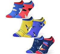 sesto senso Chaussette Courte Fantaisie Femme Homme Coton 1-3 Paires Drôle Socquette OVNI avale mouton 35-38 3 Méli-mélo