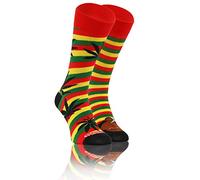 sesto senso Chaussette Fantaisie Drole en Coton Homme Femme Rigolotes Folles Socquette Colorées à Motifs Rastaman Afro 43-46 Marijuana