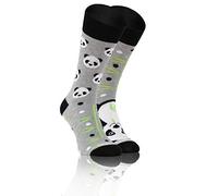 sesto senso Chaussette Fantaisie Drole en Coton Homme Femme Rigolotes Folles Socquette Colorées à Motifs Animaux 35-38 Panda