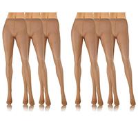 sesto senso Collant Transparent Femmes 6 pack Fille 2 S0 Den Invisible Mince 2 S Glace