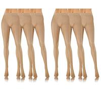 sesto senso Collant Transparent Femmes 6 pack Fille 2 S0 Den Invisible Mince 3 M Sand