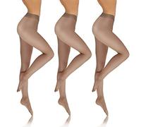 sesto senso Collant Transparent Femmes Fille 8 DEN Lot de 3 Paires 2 S Grafit 3pack