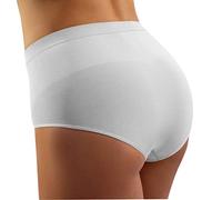 sesto senso Culotte Gainante Sculptante Femme sans Couture Amincissante Ventre Plat (S/M, Blanc)