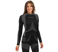 sesto senso Femme sous-Vêtement Fonctionnel Maillot de Corps à Manches Longues Couche de Base M Gris