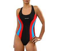 sesto senso Maillot de Bain Femme Un Maillot Sport Opaque Une Pièce