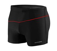 sesto senso Maillot de Bain Homme Boxer Trunks Shorts Pantalon Slips Natation de Sport BD 314 4XL Noir