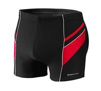sesto senso Maillot de Bain Homme Boxer Trunks Shorts Pantalon Slips Natation de Sport BD 357 3XL Noir