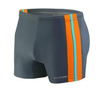 sesto senso Maillot de Bain Homme Boxer Trunks Shorts Pantalon Slips Natation de Sport BD 382 4XL Graphite