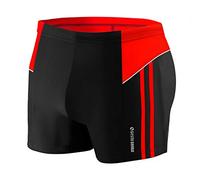 sesto senso Maillot de Bain Homme Boxer Trunks Shorts Pantalon Slips Natation de Sport BD 384 L Noir