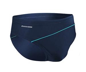 sesto senso Maillot de Bain Homme Boxer Trunks Shorts Pantalon Tailles de M à 4XL Slips Natation de Sport BD 413 L Bleu