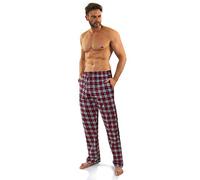 sesto senso Pantalon Bas de Pyjama Homme Long Carreaux Coton 1 ou 2 Pack Vêtement d'Intérieur XL 12