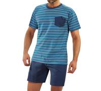 sesto senso Pyjama Homme Court Coton Vetements De Nuit Ensembles Manche Courte Pantalon Courts 3XL 05 K67ZC