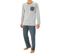 sesto senso Pyjama Homme Long Coton 100% Vetements De Nuit Ensembles Pantalon et Manche Longue M 02 TURKUS WALDI