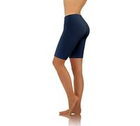 sesto senso Short Court Femme Sport Bleu Fille Coton Coloré Jambes Longues Fitness Yoga Legging M Dark Blue