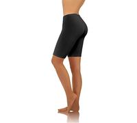 sesto senso Short Court Femme Sport Noir Fille Coton Coloré Jambes Longues Fitness Yoga Legging L Black