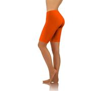 sesto senso Short Court Femme Sport Orange Fille Coton Coloré Jambes Longues Fitness Yoga Legging 4XL Orange