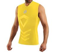 sesto senso sous-vêtement de Sport thermoactif pour Homme T-Shirt de Compression sans Manches DébardeurS/M Jaune Yellow