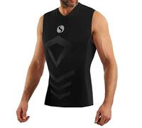 sesto senso sous-vêtement de Sport thermoactif pour Homme T-Shirt de Compression sans Manches DébardeurS/M Noir Black