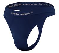 sesto senso String de sport sans coutures pour homme, bleu, L-XL