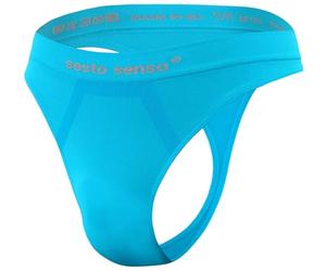sesto senso String de sport sans coutures pour homme, Turquoise., L-XL