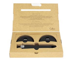 Set 1 poignée et 2 anses amovibles Mutine Evolution noir Cristel