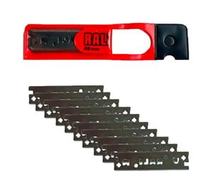 Set 10 lames chrome originales RALI 48 mm pour rabot 260/220/105