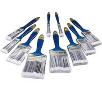 Set 10 Pinceaux Plats Poils Spéciaux Polyester 13-63mm