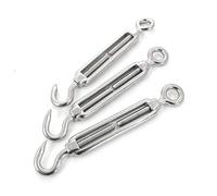 SET 100m cable 6mm acier inox cordage torons: 7x19 + 6 serre-câbles étrie + 2 tendeur oeil-crochet M6 - beaucoup de tailles disponibles