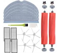 set 11 en 1 pour Roborock S7 / S7 MaxV / Ultra - Brosse principale + Brosses latérales + HEPA + Sonic Mop | Filtres lavables | Pièces de rechange Premium