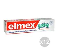 Set 12 Elmex Junior Dentifrice Enfants 6/12 Ans 75 Ml Santé Et Des Soins Dentaires