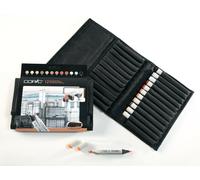 Set 12 marqueurs Manga Copic Marker Architecture + trousse gratuite