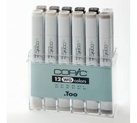Set 12 Marqueurs Manga Copic Marker Gris Chaud - Copic