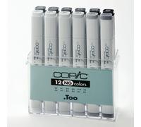 Set 12 Marqueurs Manga Copic Marker Gris Neutre